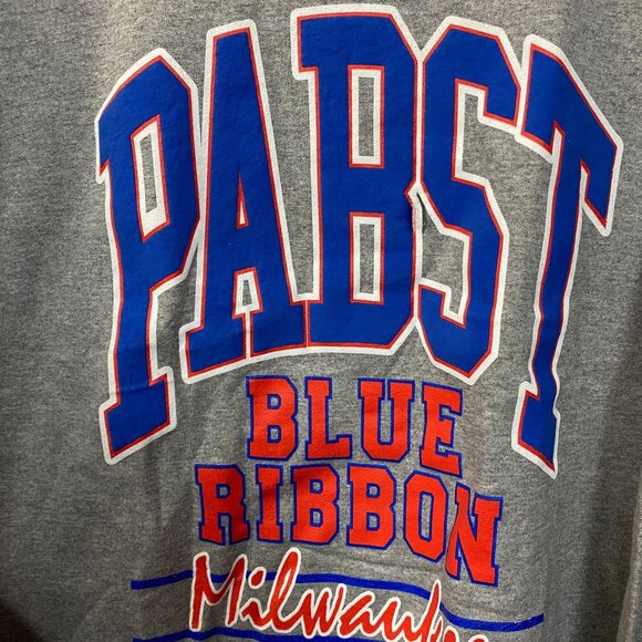 Pabst Blue Ribbon Milwauke Crewneck Sweatshirt Medium - Picture 2 of 4